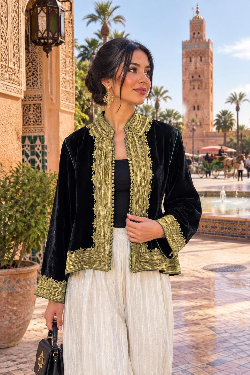 Velvet Boléro Jacket - Image 4