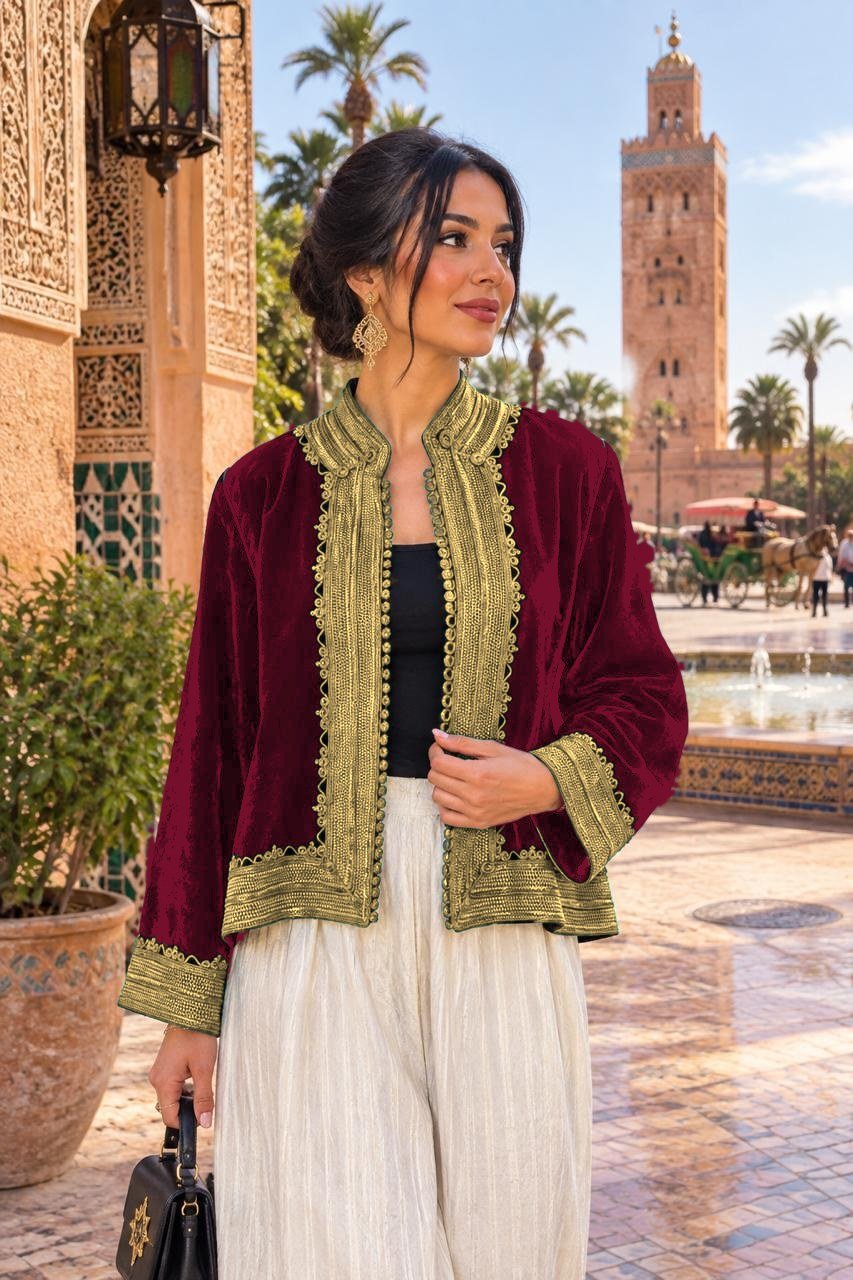 Velvet Boléro Jacket - Image 3