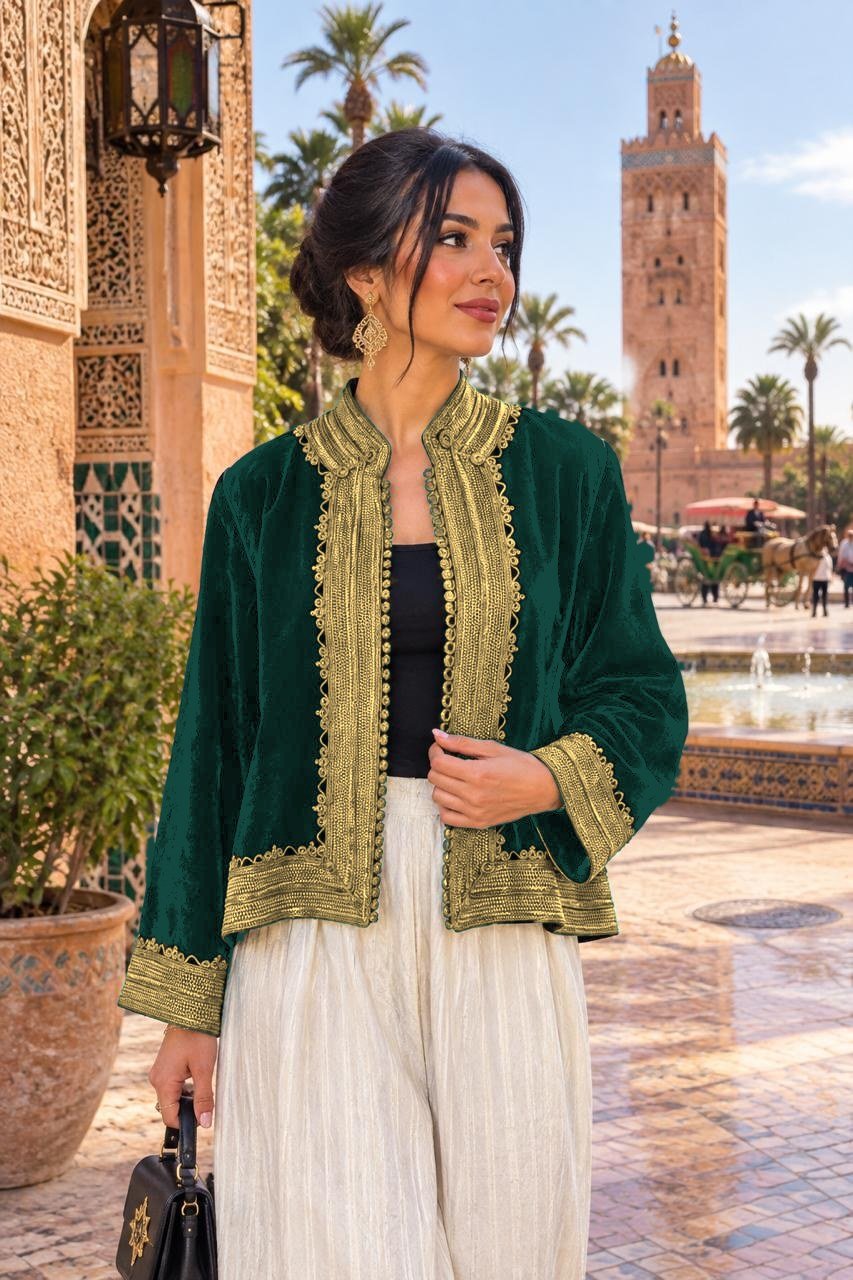 Velvet Boléro Jacket - Image 5