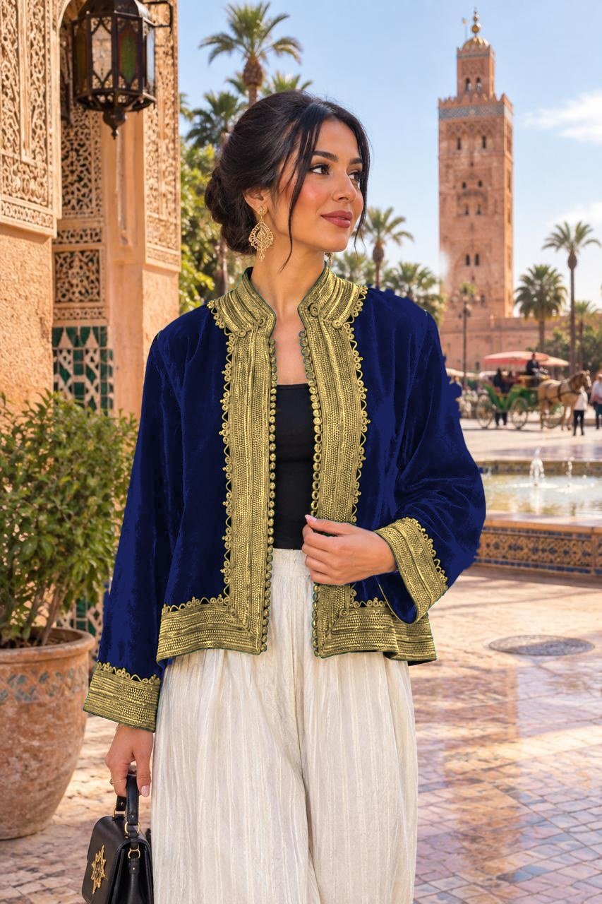 Velvet Boléro Jacket - Image 2