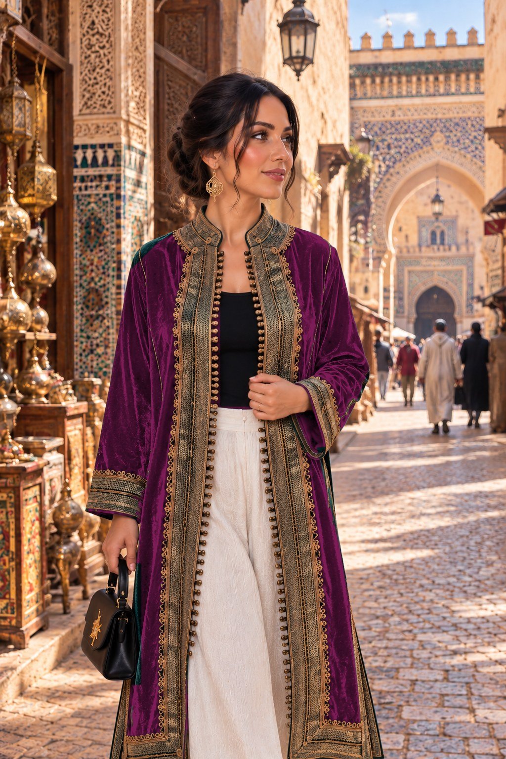 3/4 Velvet Jacket - Image 3