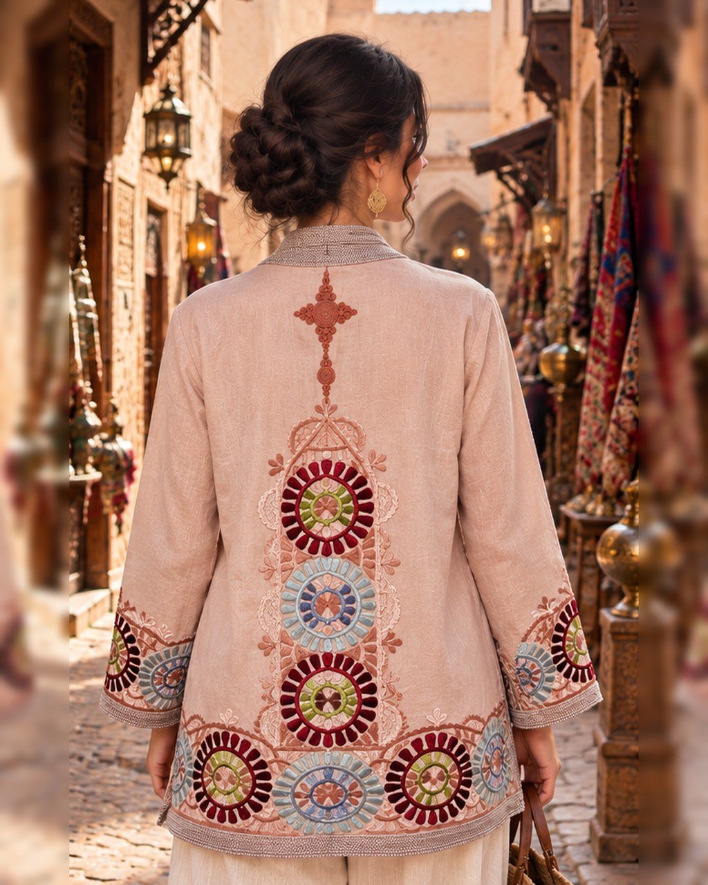 Linen Jacket · Rbati Embroidery - Image 2